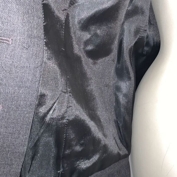 NWT Pendleton Gray Virgin Wool Button Down Blazer Women’s Size 10 - Picture 11 of 14